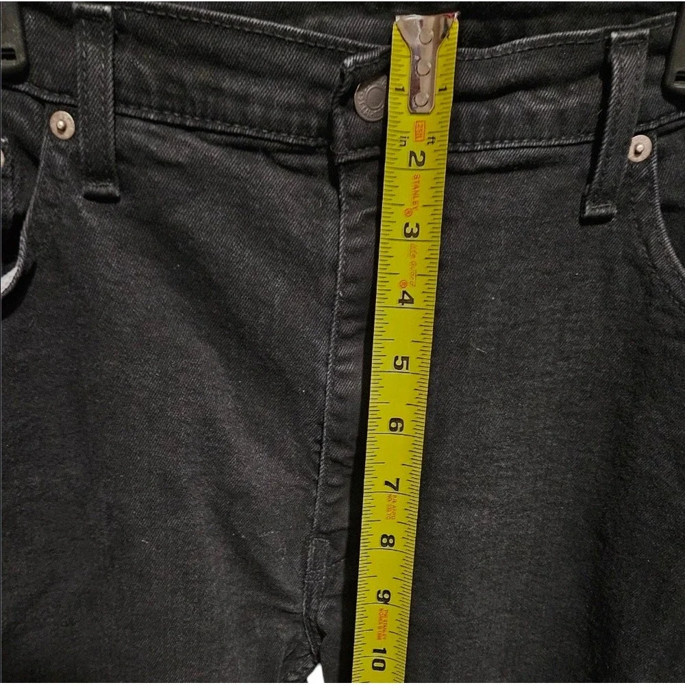 Levis 559 Relaxed Straight Jeans Mens 40x30 Actual 39x28 Black Denim Pants Retro